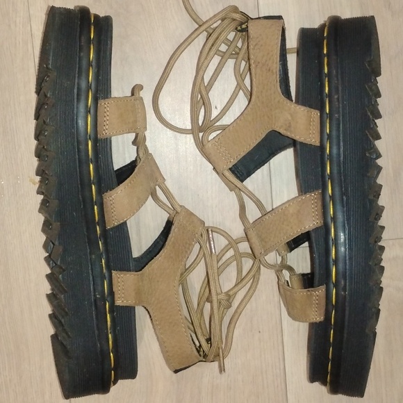 Doc Martens Nartilla Lace-up Platform Sandals US10 - Picture 5 of 7